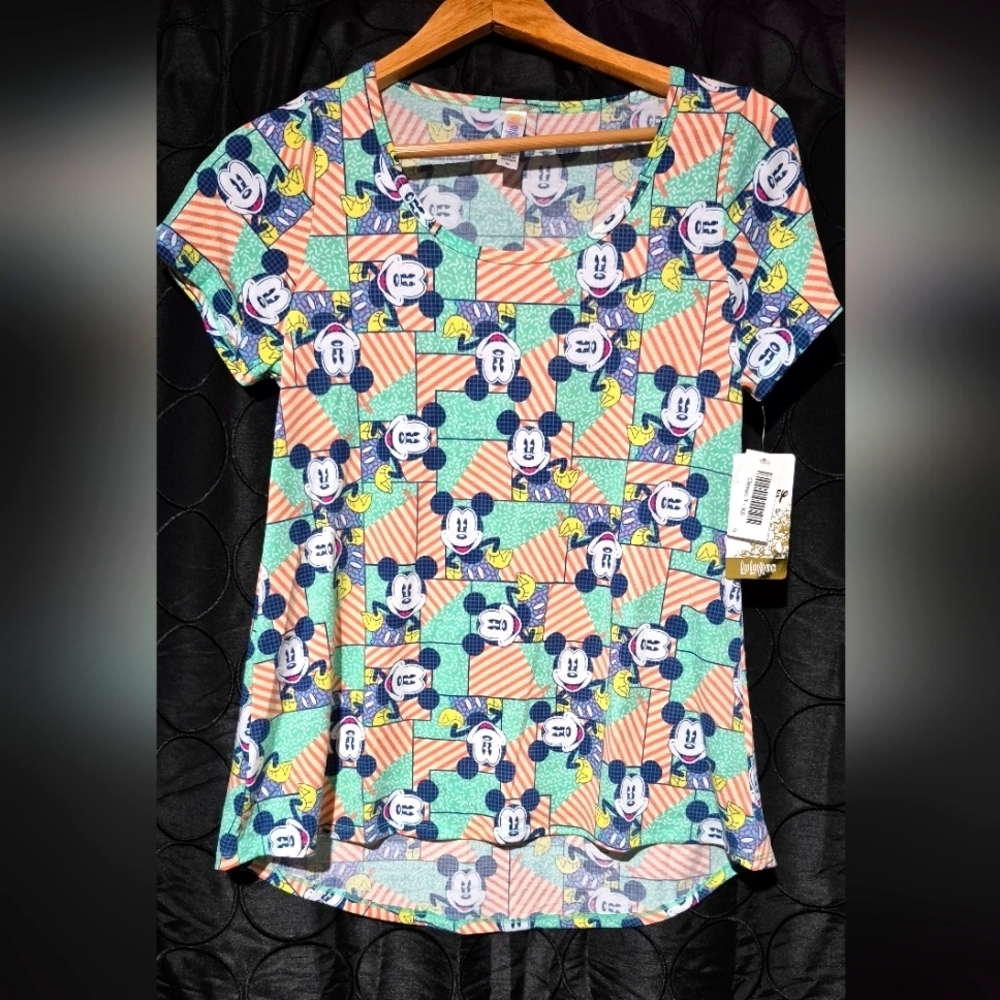 Colorful Mickey Mouse Graphic T-Shirt